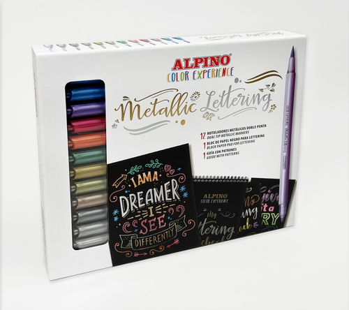 Alpino Alpino Color Experience metalický set na ručné písmo