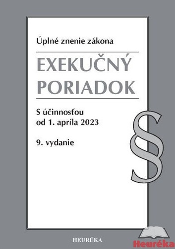 Exekučný poriadok Úzz, 9. vydanie 4/2023