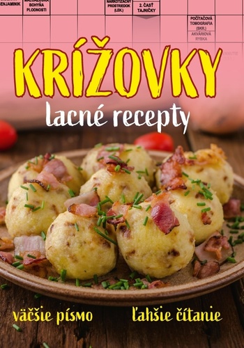 Kniha Krížovky lacné recepty