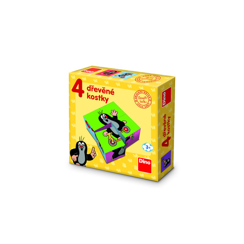 Kniha Dřevěné kostky Krtek