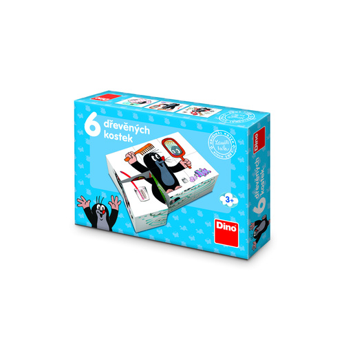 Kniha Dřevěné kostky Krtek