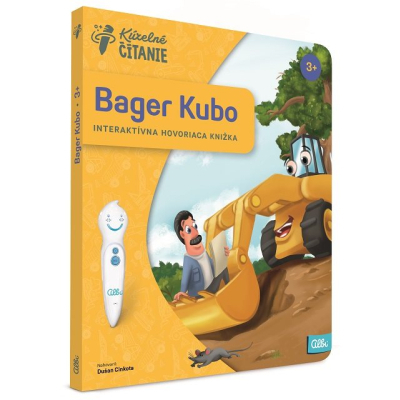 Kniha Bager Kubo - interaktívna hovoriaca kniha (Kúzelné čítanie) - neobsahuje ceruzku Albi