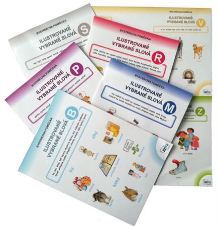 Kniha Bystríkova pomôcka - Ilustrované vybrané slová