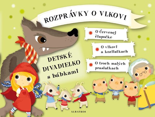 Kniha Rozprávky o vlkovi - Detské divadielko s bábkami