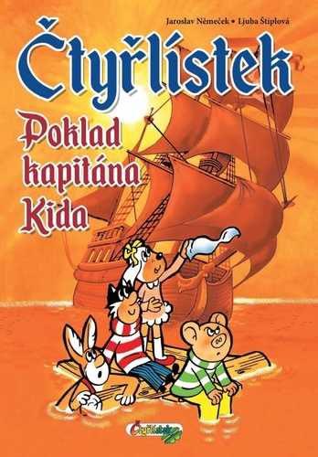Kniha Čtyřlístek Poklad kapitána Kida