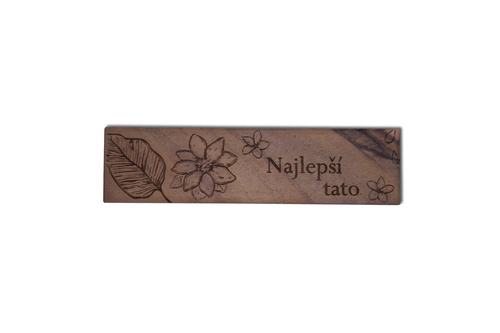Drevená záložka Naj Tato