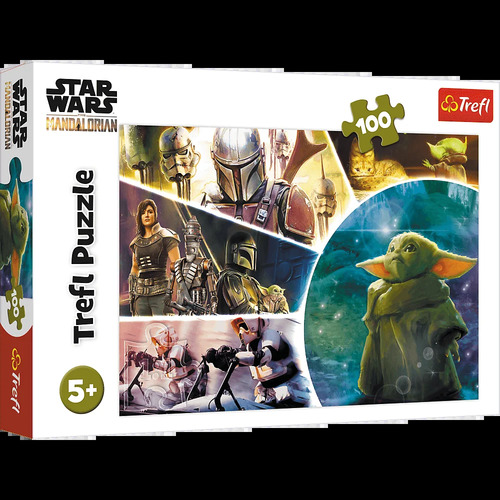 Kniha Trefl Puzzle Star Wars - Mandalorian 100 Trefl