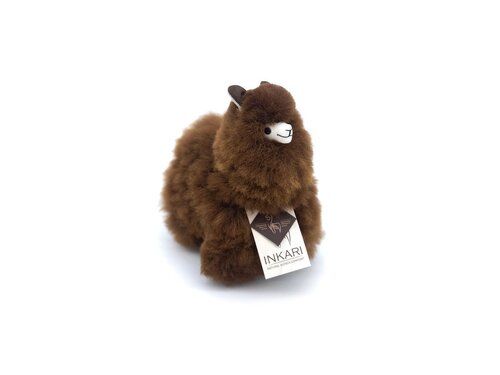 Plyšová hračka Alpaca MINI – CHOCO CREAM