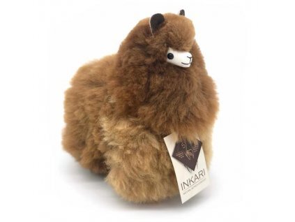Kniha INKARI Alpaky Plyšová hračka Alpaca SMALL – CARAMEL