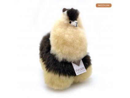 Plyšová hračka Alpaca MEDIUM – ESPRESSO