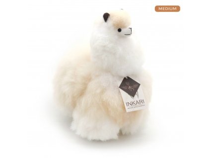 Plyšová hračka Alpaca MEDIUM – VANILLA