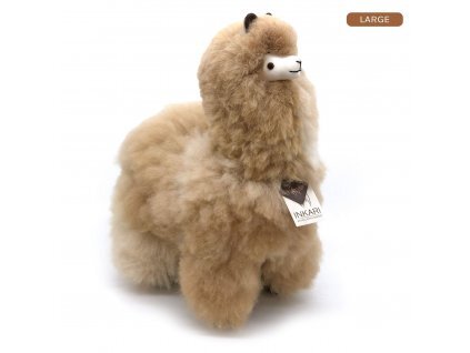 INKARI Alpaky Plyšová hračka Alpaca LARGE – SANDSTONE