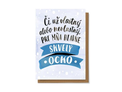Či už vlastný alebo nevlastný, pre mňa hlavne skvelý ocko