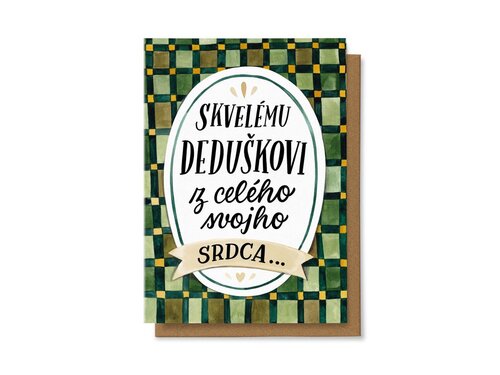 Skvelému deduškovi z celého svojho srdca