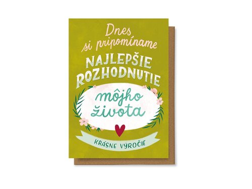 Dnes si pripomíname najlepšie rozhodnutie môjho života. Krásne výročie