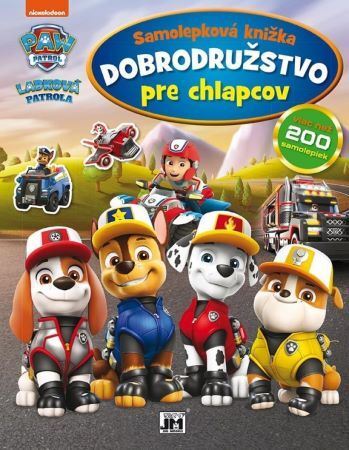 Labková patrola - dobrodružstvo pre chlapcov - Samolepková knižka