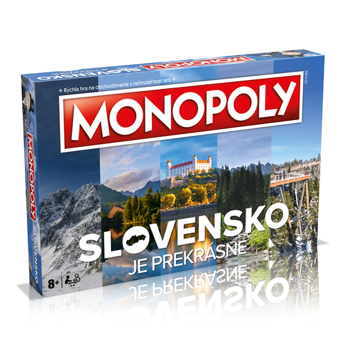 Winning Moves Hra Monopoly Slovensko je prekrásne