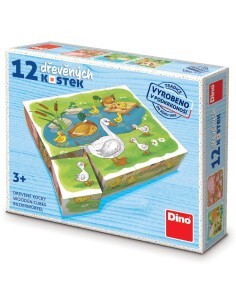 Kniha Dřevěné kostky Na farmě