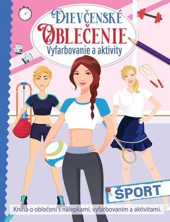Kniha Dievčenské oblečenie - šport (2.vydanie)