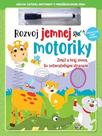 Kniha Rozvoj jemnej motoriky - zmazateľné pero (2.vydanie)