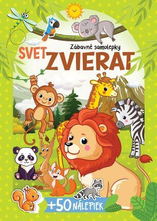 Kniha Svet zvierat + 50 nálepiek