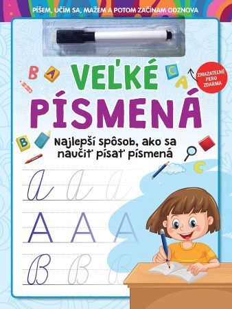 Kniha Veľké písmená - zmazateľné pero (2.vydanie)