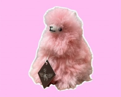 Plyšová hračka Alpaca MINI - COTTON CANDY
