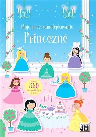 Kniha Moje prvé samolepkovanie/ Princezné