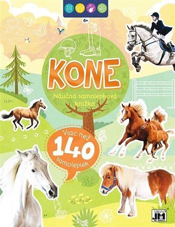 Kniha Samolepková knižka/ Kone