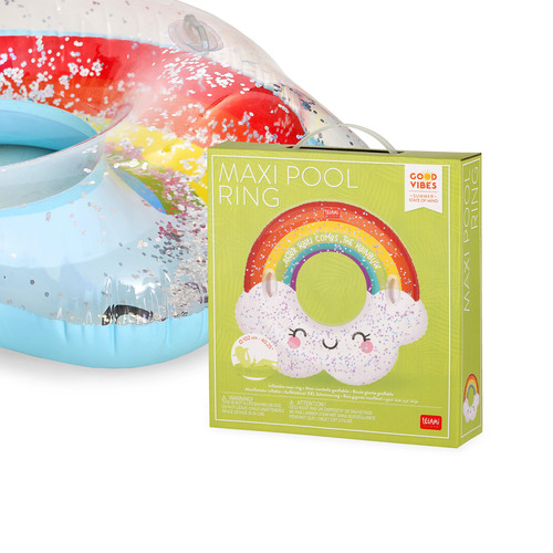 Legami Legami Nafukovací kruh do bazéna maxi Rainbow