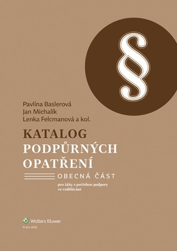 Kniha Katalog podpůrných opatření Obecná část