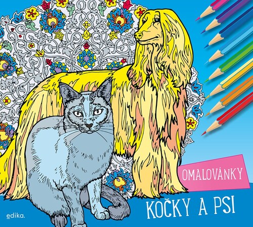 Kočky a psy - omalovánky