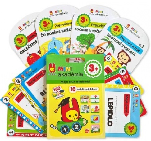 Kniha Mini akadémia ( balíček ) - úroveň B (pre deti od 3 rokov)