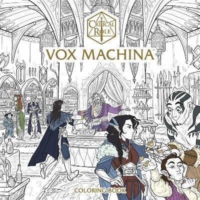 Kniha Critical Role: Vox Machina Coloring Book - Kolektív autorov