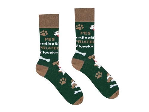 Unisex ponožky Najlepší priateľ človeka Paradoo (veľkosť: 36-40)