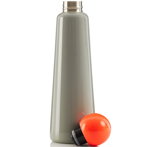 Termo fľaša LUND LONDON Skittle Bottle Jumbo 750ml Light Grey & Coral