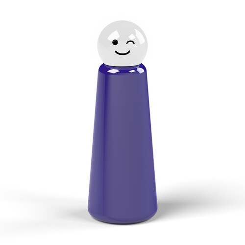 Termo fľaša LUND LONDON Skittle Bottle Original 500ml Indigo & White Wink