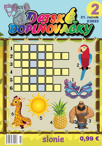 Detské doplňovačky 2 2023 slonie