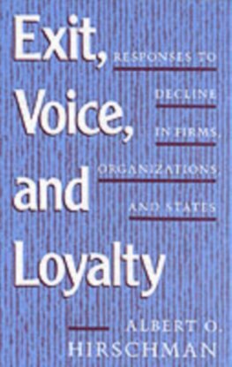 Kniha Exit, Voice, and Loyalty