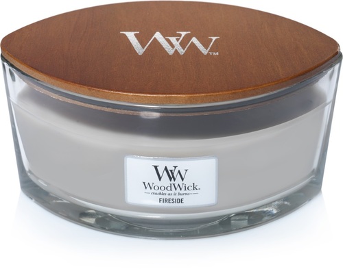 WoodWick sviečka loď Fireside