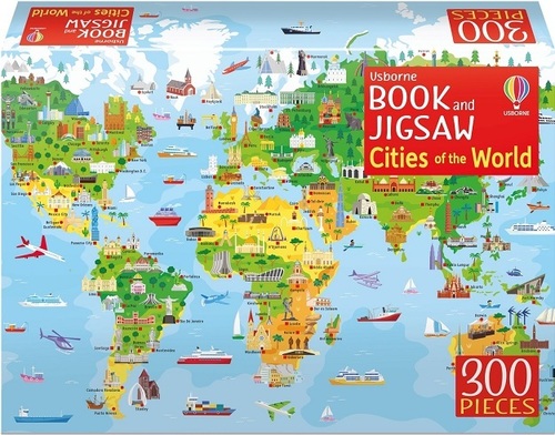 Usborne Book and Jigsaw Cities of the World