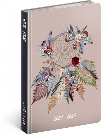 Kniha Presco Group 18mesačný diár Petito Lapač snov 2023/2024, 11x17cm