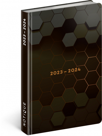 18mesačný diár Petito Polygón 2023/2024, 11x17cm