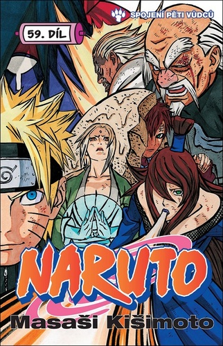 Kniha Naruto 59 Spojení pěti vůdců