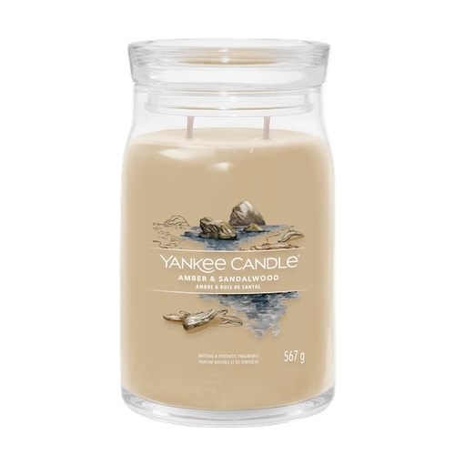 Yankee Candle sviečka Veľká Amber & Sandalwood