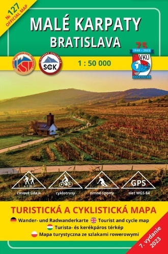 Malé Karpaty - Bratislava TM 127 - 1:50 000, 7. vydanie