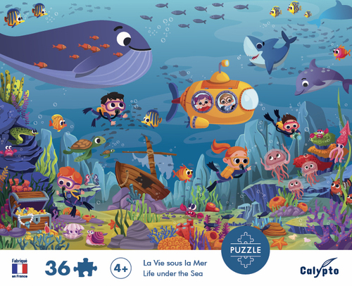 Puzzle Život pod morom 36