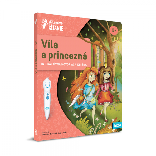 Víla a princezná - interaktívna hovoriaca kniha (Kúzelné čítanie) - neobsahuje ceruzku Albi