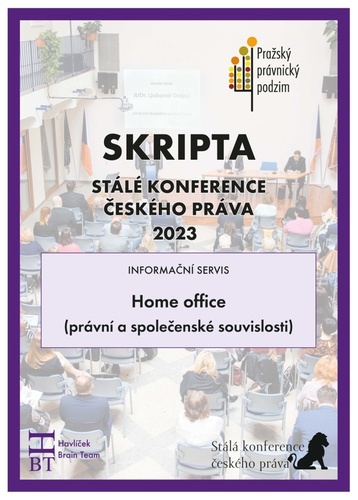 Kniha SRIPTA SKČP Home office (právní a společenské souvislosti)