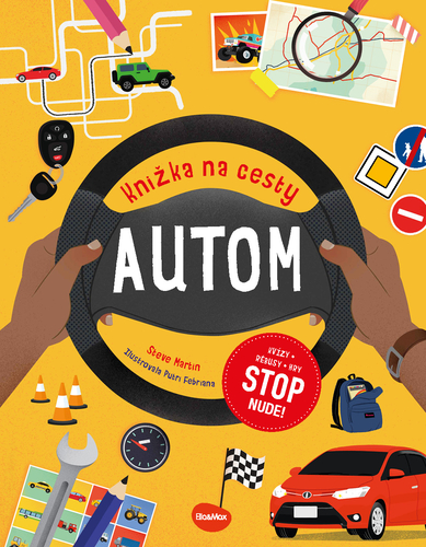 Kniha Knižka na cesty AUTOM – Stop nude: kvízy, rébusy, hry